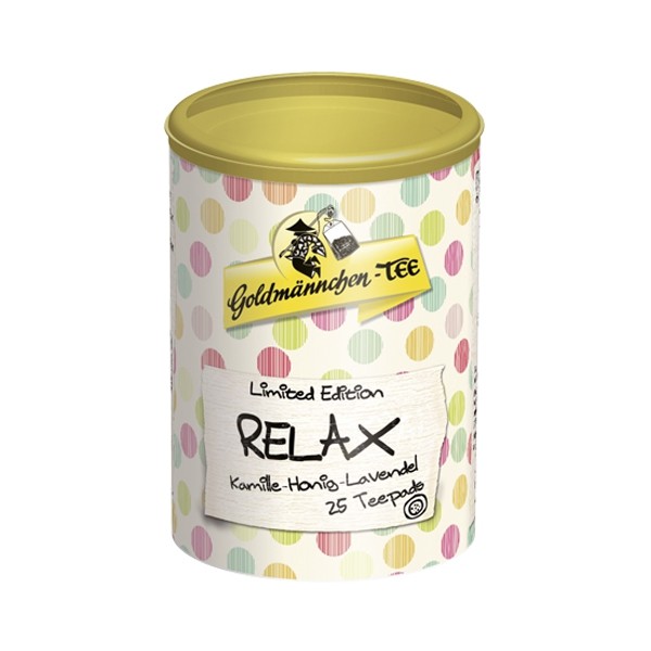 Goldmännchen Teepads RELAX Kamille-Honig-Lavendel - 25 Pads** (Auslaufartikel)