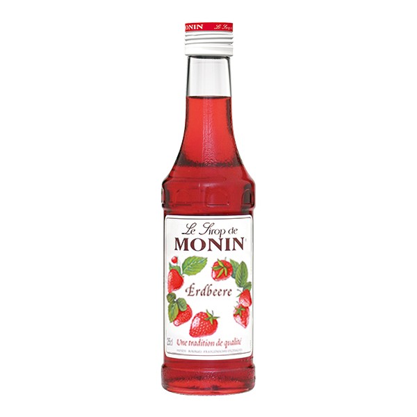 Monin-Sirup Erdbeere - 0,25 l