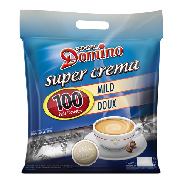 Domino® Kaffeepads MILD - 100 Pads im Megabeutel