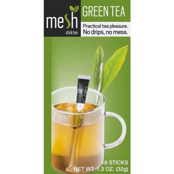 Mesh Tea Sticks Green Tea Grüner Tee 16 Stück