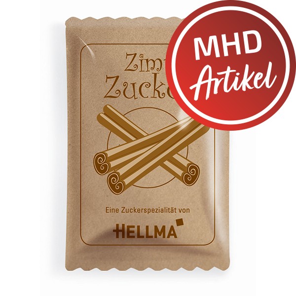 Hellma Zucker-Zimt-Mischung - Sachets, 600 x 8 g - MHD: 31.12.2022