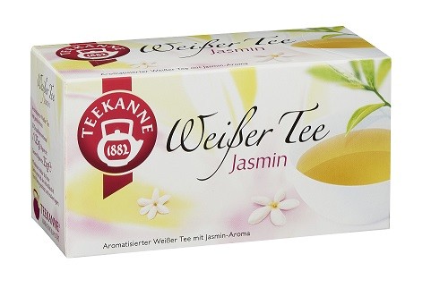 Teekanne Weißer Tee Jasmin RFA - 20 Teebeutel à 1,25 g