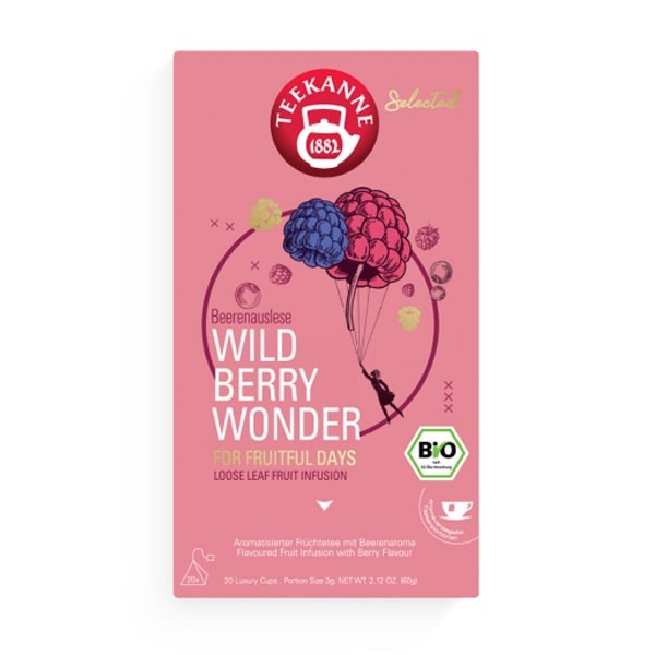 Teekanne Selected Wild Berry Wonder Luxury Cup - 25 x 3 g - NEUE VERPACKUNGSGRÖßE!!!