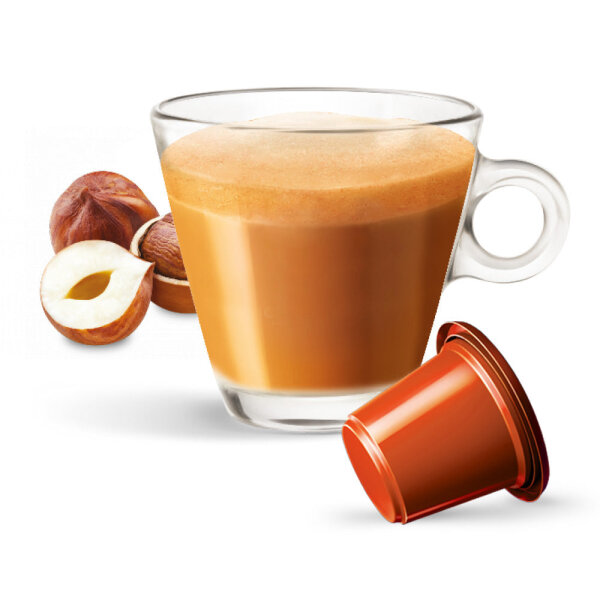 Bonini Nocciolino/Haselnuss - 10 Nespresso ®* kompatible Kapseln **