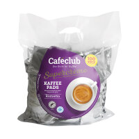 Caféclub Kaffeepads RISTRETTO - MHD: 25.11.2026 !! (100 Pads im Megabeutel)