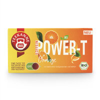Teekanne Power-T - ORANGE ** (18 Doppelkammerbeutel...