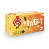 Teekanne Power-T - ORANGE ** (18 Doppelkammerbeutel à 2,25 g)