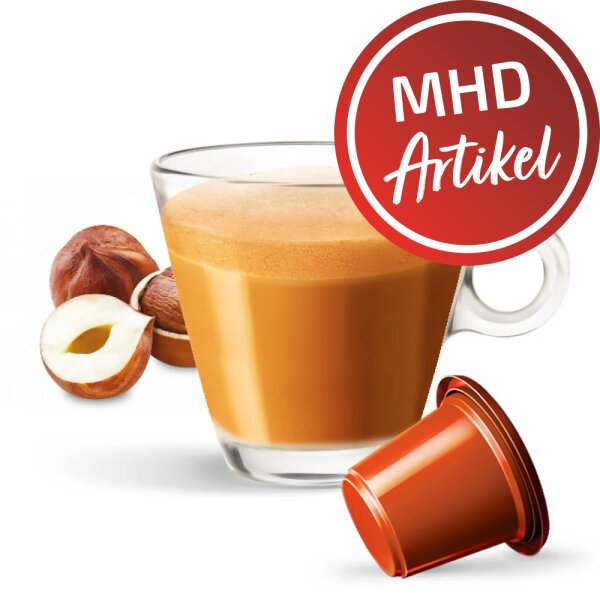 Bonini Nocciolino/Haselnuss - MHD: 30.04.2026 !!! (10 Nespresso ®* kompatible Kapseln)
