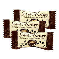 Hellma Schoko Krispy  - MHD: 31.03.2024 !! (ca.380 Stück)