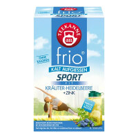 Teekanne FRIO Sport Fit Kräuter-Heidelbeer + Zink - MHD: 31.07.2024 ! (18 Beutel)