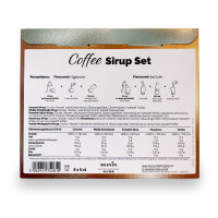 Monin Sirup Mini-Set zum Verfeinern von Kaffee et cetera...