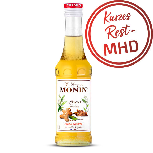 Monin-Sirup Lebkuchen - MHD: 30.11.2026 (250 ml)