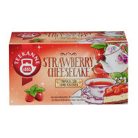 Teekanne Strawberry Cheesecake - MHD: 31.07.2024 !! (18 Beutel à 2,25 g)