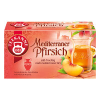 Teekanne Mediterraner Pfirsich - MHD: 31.08.2026 !! (20 Beutel à 2,5 g)