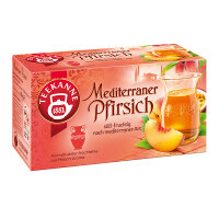 Teekanne Mediterraner Pfirsich - MHD: 31.08.2026 !! (20 Beutel à 2,5 g)
